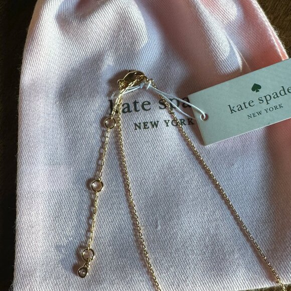 Kate Spade New York All ABuzz Bumble Bee Stone Necklace Mini Pendant SOLD OUT - Picture 3 of 6